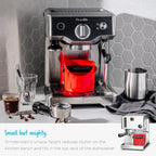 Dreamfarm Big Grindenstèin Sturdy, Compact, Modern Space-Saving Espresso Coffee Grind Knock Box -Black