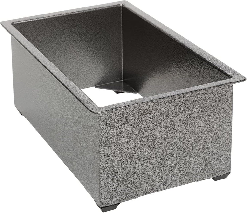 Rattleware Knock Box Holder For Home, Cafe, Restaurant, Hotel, Office, or Commercial Establishment - Heavy Duty Knock Box Holder Trusted By Baristas Worldwide - Stainless Steel (9.25" x 5.5" x 4")