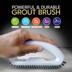 Grout Cleaning Brush Set (4 Pcs) Heavy Duty Hand Grout Scrub Brush & Detail Cleaning Brush Set for Baseboards,Floor, Corners, Shower, Bath Tub & Tiles