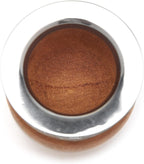 BALIBETOV Selected Collection - Yerba Mate Gourd (Mate Cup) - Premium Mate Gourd With German Silver Rim - Includes Stainless Steel Bombilla and Cleaning Brush. (The Camionero Carob Gourd)