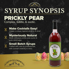 Liquid Alchemist Prickly Pear Syrup for Cocktails - Real Ingredients Make our Mixer Perfect for a Summer Cocktail and Margarita Mix - Vegan & Non-GMO (25 oz)