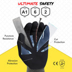 Quest Protective Apparel Cut Resistant Gloves - Puncture Resistant Cutting Gloves Work - Constructed with Graphene Technology