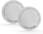MHW-3BOMBER 51mm Espresso Puck Screen 2 Packs Metal Coffee Filter Reusable Espresso Filters for 51mm Portafilter Basket 0.8mm Thickness FG7008S-OS