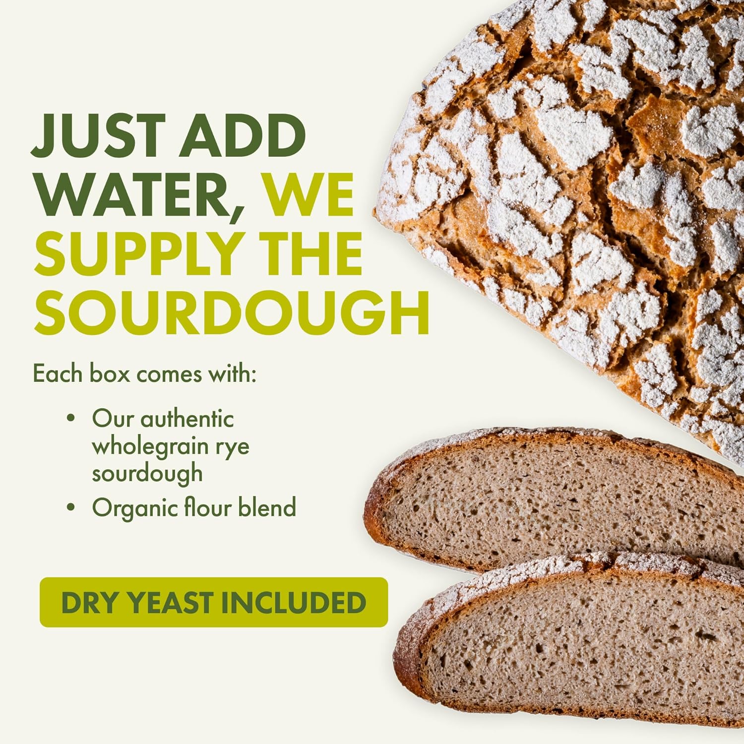 Let’s Bake Bread Organic Vienna Sourdough Rye Baking Mix - Artisan Loaf with Aromatic Spices - USDA Organic, Non-GMO, Real Sourdough, No Additives, Easy Home Baking - 17.64 oz (1 Pack)