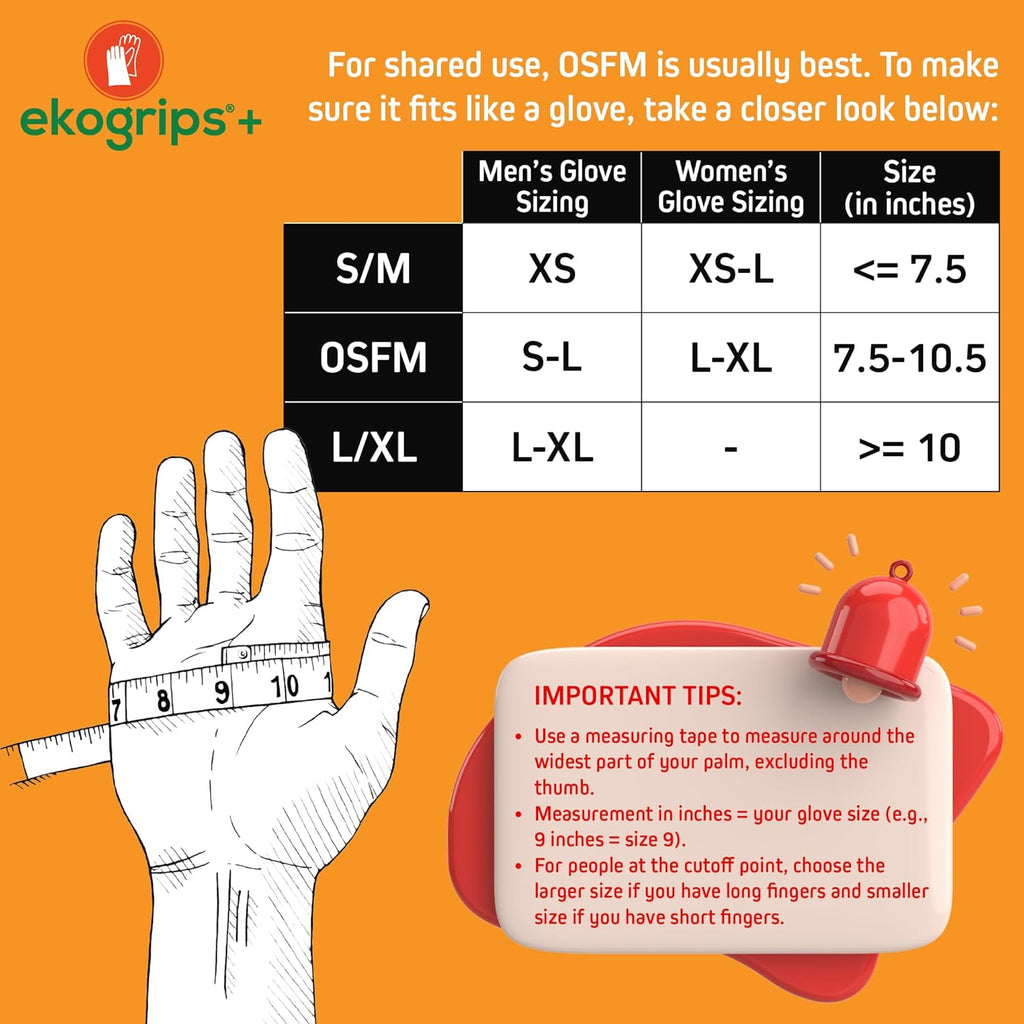 Ekogrips+ Premium Silicone Oven Mitts - Comfy, Waterproof, Heat Resistant BBQ Gloves for Grilling, Long Cuff for Added Protection, 5 Finger Dexterity, 3 Sizes, 4 Colors, S/M, Grey