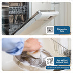 Viking Mixing Bowls Set, 10 Piece Stainless Steel Kitchen Cookware, Non-Slip Silicone Base, Includes Airtight Lids, Dishwasher Safe, Blue