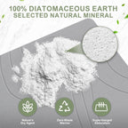 Large Stone Drying Mat for Kitchen Counter, 24" × 16" Diatomite Dish Drying Mat, Quick Dry Stone Mats, Ultra Absorbent Natural Diatomaceous Earth Mats for Dished, Bottles, Dark Grey