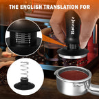 22 PCS 51mm Espresso Accessories Kit, 51mm Spring Loaded Calibrated Espresso Coffee Tamper Set with Tamper Mat, WDT Tool, Latte Art Kit, Frothing Pitcher and Towel for Coffee Making (51mm)