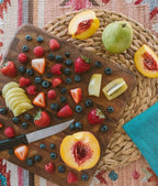 Ironwood Oslo End Grain Square Utility Cutting Board, One Size, Acacia Wood, Brown