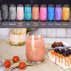 NiHome Edible Food-Grade Glimmer Powder Glitter Luster Dust Metallic Food Decorating Sprinkle Glimmery Dust for Drink Wine Beverage Cake Candy Dessert Bakery Restaurant Vegan (0.18oz/5g, Rose Gold)