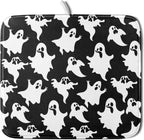 Halloween Bat Ghosts Dish Drying Mat for Kitchen Counter,Halloween Spooky Ghost Black and White Drying Mat 16 x 18 Inch Microfiber Dish Drying Pad Dish Rack Pad Drainer Mat for Coffee Bar
