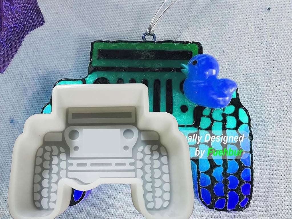 Truck Car Freshie Molds, Fuehbur Silicone Epoxy Resin Air Freshie Mould for Aroma Beads,Soap Mold,Candle Molds,Pendant Mold