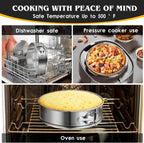 Dualshine 9 Inch Springform Cake Pan, Stainless Steel Cheesecake Pan, Round Nonstick Springform Pan with Removable Bottom, Cake Pan for Baking Cake Shop