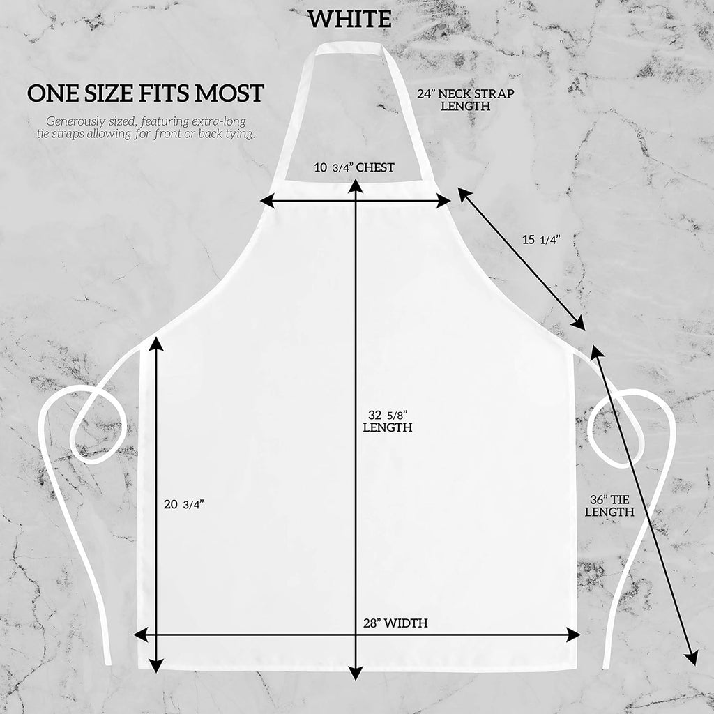 GREEN LIFESTYLE 120 Pack Professional Chef Apron – Grilling Aprons for Men, Waterproof Cooking Apron for BBQ, Work or Restaurant Use, Kitchen Aprons for Women – White, No Pockets