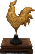 CVHOMEDECO. Primitives Rustic Rosewood Rectangle Display Stand Vase Pot Base Fishbowl Pedestal Stand. (8-1/2 Inch)