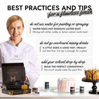 MONÉGASQUE Silver Edible Glitter for Drinks 7g – Edible Glitter for Cakes & Cocktails – Luster Dust for Drinks, Cocktail, & Cakes – Silver Cake Decorations Spray Sprinkles & Halloween Drink Shimmer