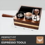 Espresso Knock Box and Tamping Station 58mm Espresso Accessories Organizer Box