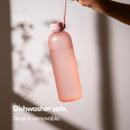 KIVY Slim Water Bottle 50oz [Lightweight & Shatterproof] - Reusable Tritan Water Bottle - Leak Proof Water Bottle for Women & Men - No Spill - Dishwasher Safe - Pink Water bottle