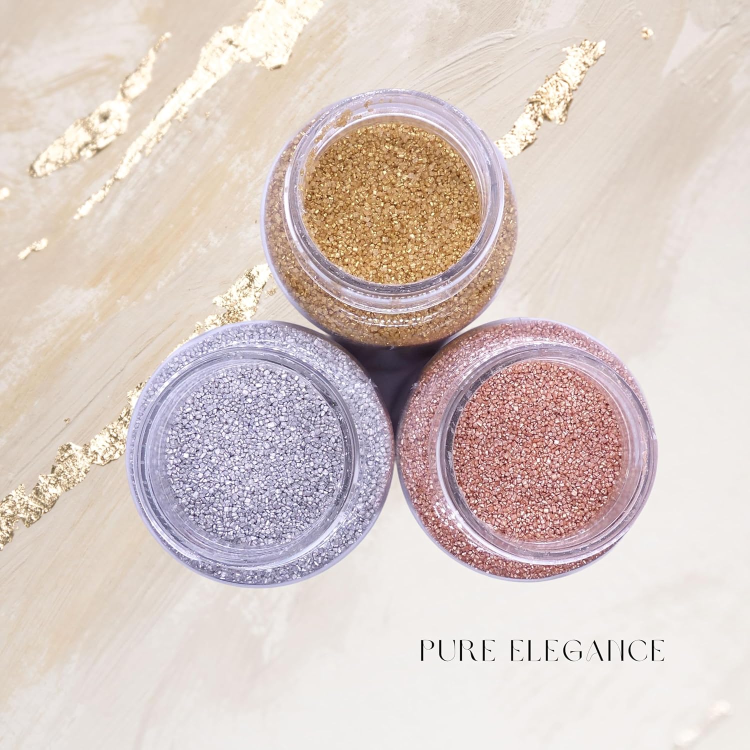 Bakerpan Silver Sanding Sugar for Baking & Cookie Decorating - 5 Ounce Edible Silver Sugar Sprinkles for Cookies, Cakes, Cocktails (Made In USA)