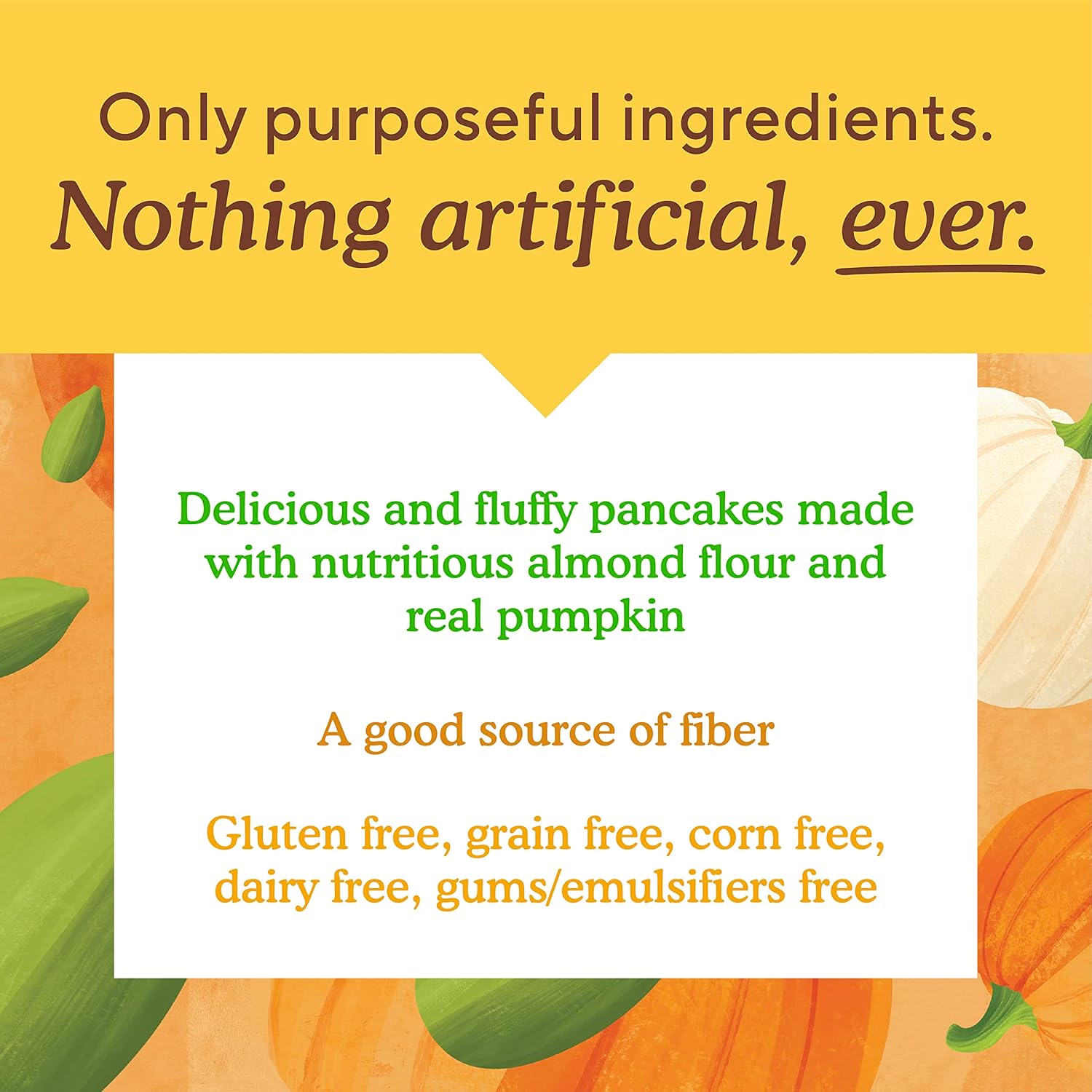 Simple Mills Almond Flour Pancake & Waffle Mix, Pumpkin - Gluten Free, Plant Based, Paleo Friendly, Breakfast 10.7 Ounce (Pack of 1)