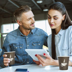 LITOPAK 270 Pack 10 oz Paper Cups, Brown Disposable Hot Coffee Cups for Party, Picnic, Travel, and Events