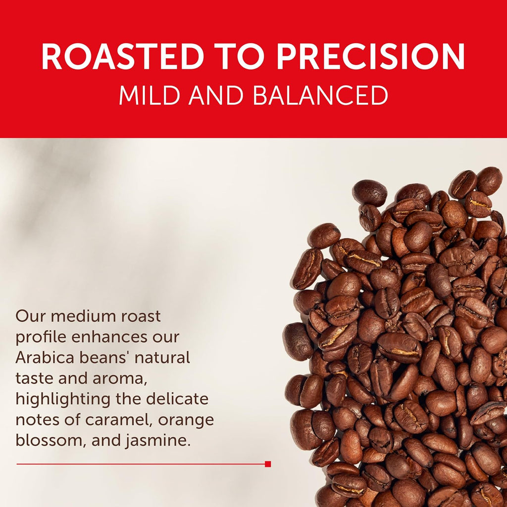 Illy Whole Bean Coffee, Classico Medium Roast - Mild & Balanced - 100% Arabica - Whole Beans - Pressurized Packaging Sealed for Freshness - 8.8oz can (Pack of 12)