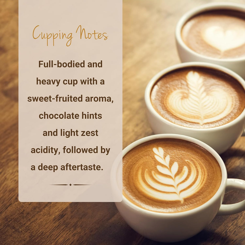 Tanzanian Peaberry Coffee, Single Serve Coffee Pods, Premium Tanzania Peaberry Single Origin Fresh Roasted Coffee | K-Cup Compatible Brewers | Cubico Coffee | 10 Count