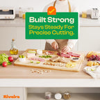 Riveira Teak Wood Cutting Board – Gourmet Teak Grandeur: 20 x 30 Wooden Cutting Board – Natural Wooden Cutting Boards For Kitchen Decorative – Innovative Juice Grooves Teak Wooden Chopping Board