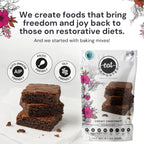 eat G.A.N.G.S.T.E.R. Chewy Choconot Brownie Mix - Allergy-Friendly Baking Mix, Grain-Free, No Dairy, Nuts, Gluten, Dairy - For Paleo & AIP Diets, Try with Chocolate or Carob Chips & Nut Butters