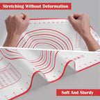 BlueBark 1 PCS - 24"L x 24"W Non-stick Silicone Baking Mat for Pastry & Dough, Sourdough Bread Making Tools, Kitchen Counter, Cooking Enthusiasts