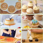 24 Inch Extra Large Piping Bag 200 Pack - Disposable Pastry Bags - Thick Anti-Burst Pastry Icing Frosting Piping Bags For Decorating Cupcakes Cakes Cookies (Large 24 Inch-200 Pack)