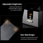 Bincoo Espresso Tamper Station,Multifunction Espresso Coffee Organizer with Drawer for Storage 51, 54, 58MM Tamper, Distributor, Portafilter and Accessories,Space-Saving Design