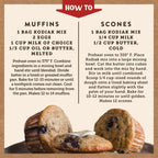 Kodiak Cakes Muffin Mix, Blueberry, 14 Ounce, Pack of 6