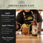 Liquid Alchemist Apple Spice Syrup for Cocktails - Real Ingredients Make our Apple Syrup for Drinks Perfect for a Fall Themed Old Fashioned Mix (25 oz)