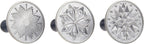 Nordic Ware Starry Night Cast Cookie Stamps, 3-inch rounds, Silver