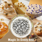 Twisweet Silver Sprinkles, Edible Silver Stars for Cake Decorating, Sugar Sprinkles for Baking, Mix Size Silver Candy, Cake Topper Ice Cream Cupcake Cookie Toppings Dessert Decorations, Christmas Wedding Birthday Party Supplies (130g/4.58oz)