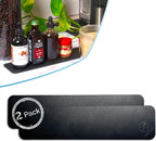 Ternal DripGuards Absorbent Counter Mat 2-Pack | Waterproof, Quick-Dry Coffee Bar Mat for Kitchen, Sink & Drink Station | Non-Slip, Spill-Proof Protector for Water, Oil & Syrup [3 x12in].