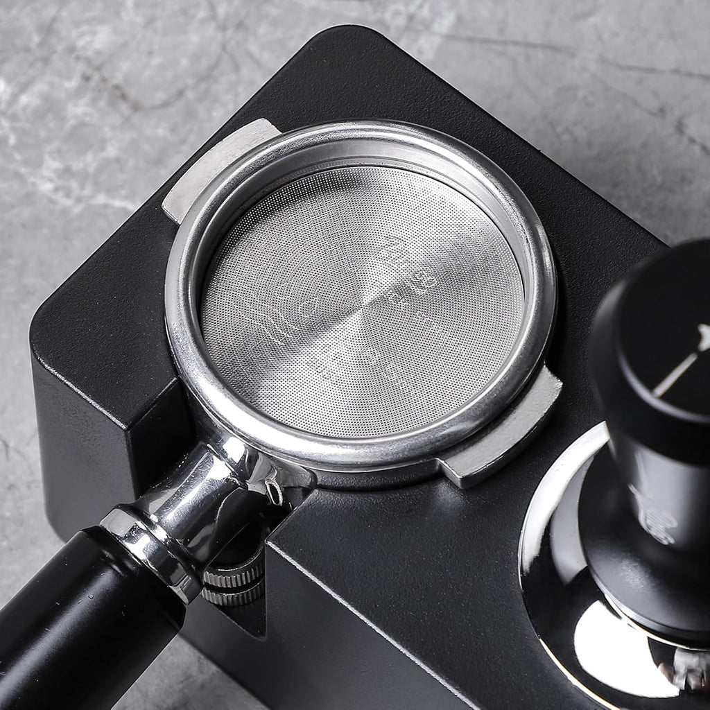 58.5mm Puck Screen - Metal Espresso Puck Screen Reusable Coffee Filter for Espresso Portafilter Filter Basket 58.5mm Thickness 150μm (1pack, 58.5 mm)