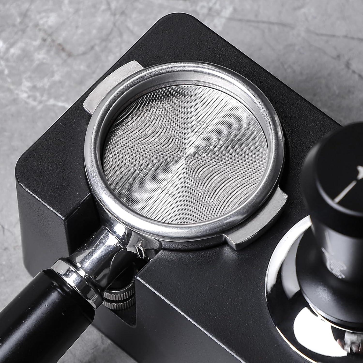 58.5mm Puck Screen - Metal Espresso Puck Screen Reusable Coffee Filter for Espresso Portafilter Filter Basket 58.5mm Thickness 150μm (1pack, 58.5 mm)