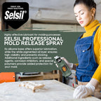 SELSIL Silicone Mold Release Aerosol Spray (2 x 13.5 fl oz) Professional Resin Mold Releaser, Non-Stick, Fast-Drying & Easy Mold Removal, (Pack of 2)