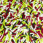 Manvscakes, Natural Christmas Sprinkles, No Artificial Dyes, Gluten Free, Holiday Cookies, Edible, Christmas Cake Decorations, 3 ounces, Nut Free, Baking