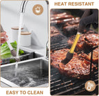 8 Pcs Silicone Brush Cooking Set, Heat Pastry Basting Brush for Home Outdoor Use Cooking BBQ Barbecue Baking