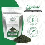 Greenhilltea Premium Gyokuro Japanese Green Tea finest green tea loose leave tea - 4 OZ Tea Bag.