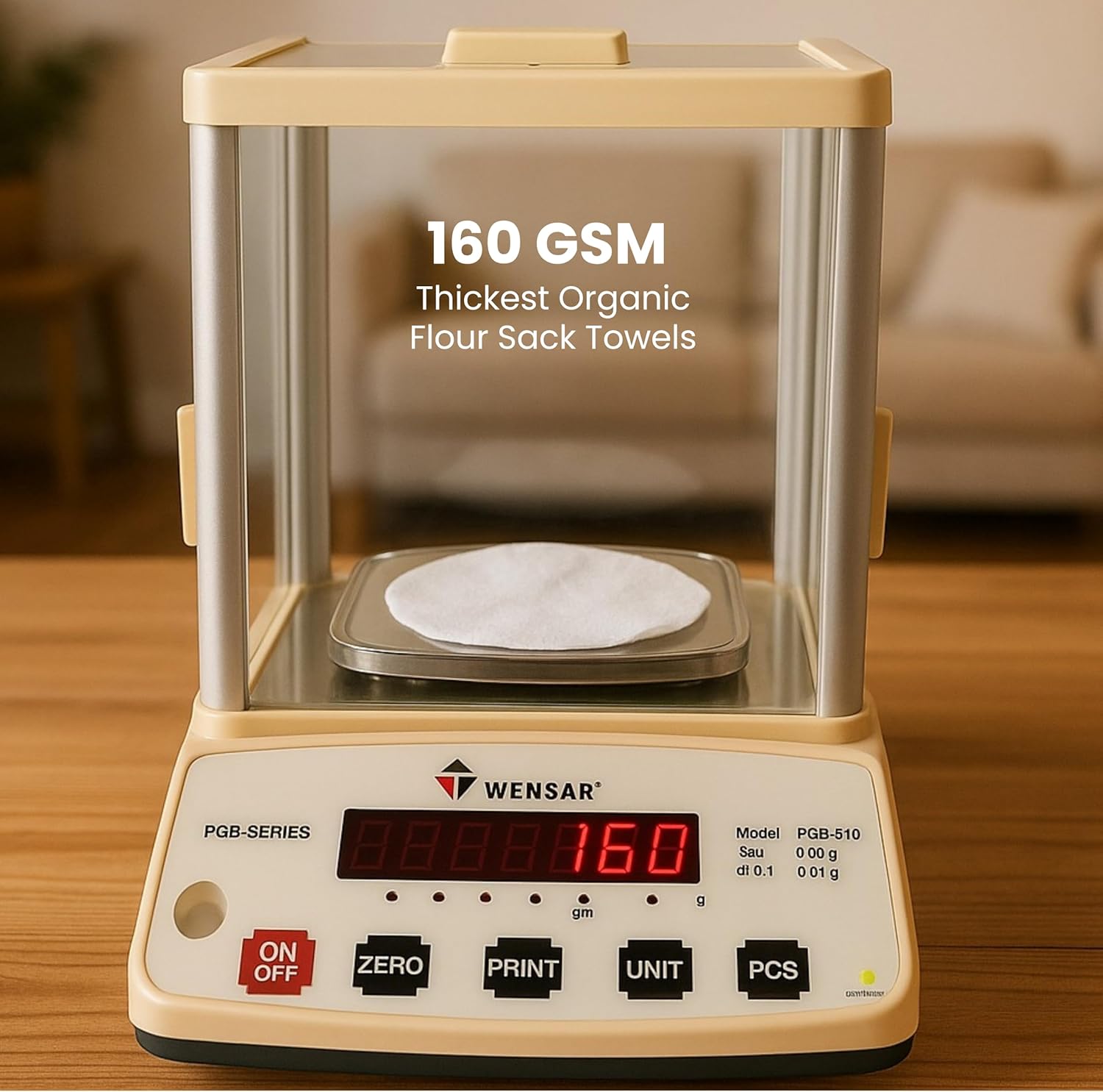 Flour Sack Towels | Tea Towel for Crafts| Kitchen Dish Cotton Blank Towel for Embroidery| Baking Bread Proofing Linen Cover| Thick Absorbent Quick Dry| 3 Pack 28"x28" Natural