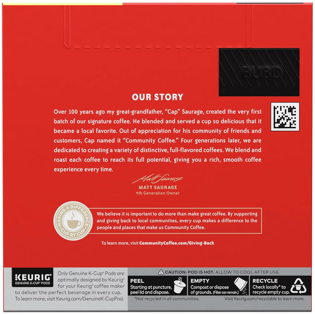 Community Coffee Café Special Medium-Dark Roast Single-Serve Keurig K-Cup Pods 48 Count (Pack of 1)