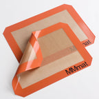 Silicone Baking Mats - Best German Silicone - Non Slip Silicone Baking Sheet, Non Stick Reusable Silicone Mats for Baking, Oven Liner, Counter Mat - 2 Toaster Oven Size Baking Mats