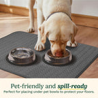 Cuisinart Dish Drying Mats for Kitchen Counter - (2) 18" x 24" Ultra Absorbent Dish Drying Mat XL - Foldable, Machine Washable, Fast Drying Dish Mat (Geostripe)