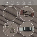 Kitchen Apron, Work Apron, Canvas, Multiple Pockets, Gardening, Painting, BBQ, Artist, Carpenter, Sizes M to XXL, Dark Gray