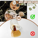 Dish Drying Mat Black and Gold Marble Coffee Bar Mat for Countertop Absorbent Rubber Backed Hide Stain Dish Drainer Rack Pad Coffee Maker Espresso Machine Dining Room Decoration 11.8 x 19.7 Inch