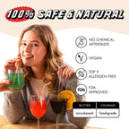 MONÉGASQUE Snow White Edible Glitter for Drinks 10g – White Edible Glitter for Cakes & Halloween Cocktails - Champagne & Cocktail Drink Shimmer - Cake Decorations Spray & Food Decorating Sprinkles